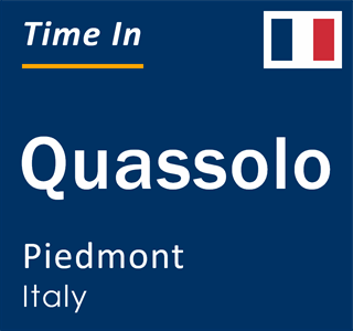 Current local time in Quassolo, Piedmont, Italy