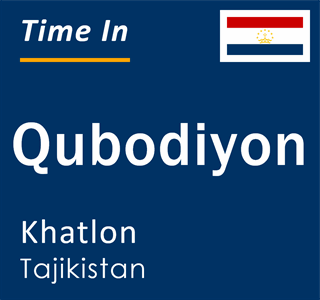 Current local time in Qubodiyon, Khatlon, Tajikistan