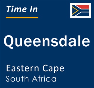 Current local time in Queensdale, Eastern Cape, South Africa