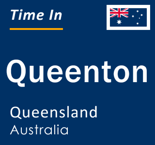 Current local time in Queenton, Queensland, Australia