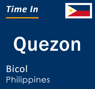 Current local time in Quezon, Bicol, Philippines