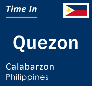 Current local time in Quezon, Calabarzon, Philippines