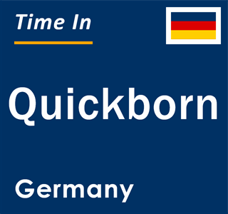 Current local time in Quickborn, Germany