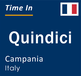 Current local time in Quindici, Campania, Italy