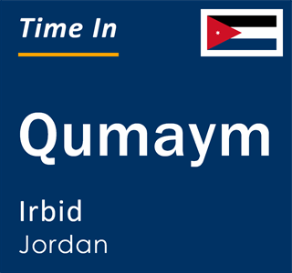 Current local time in Qumaym, Irbid, Jordan