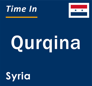 Current local time in Qurqina, Syria