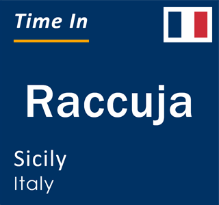 Current local time in Raccuja, Sicily, Italy