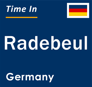 Current local time in Radebeul, Germany