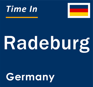 Current local time in Radeburg, Germany