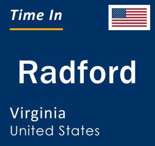 Current local time in Radford, Virginia, United States