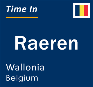 Current local time in Raeren, Wallonia, Belgium