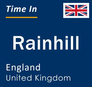 Current local time in Rainhill, England, United Kingdom