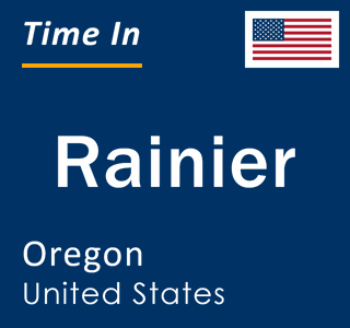 Current local time in Rainier, Oregon, United States