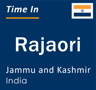 Current local time in Rajaori, Jammu and Kashmir, India