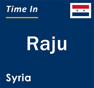 Current local time in Raju, Syria