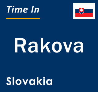 Current local time in Rakova, Slovakia