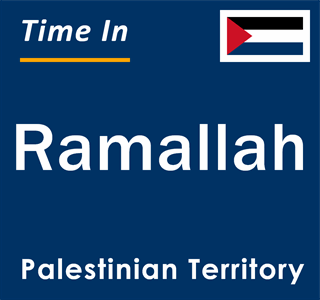 Current local time in Ramallah, Palestinian Territory
