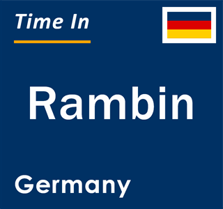 Current local time in Rambin, Germany