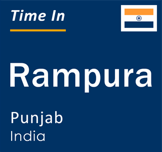 Current time in Rampura, Punjab, India