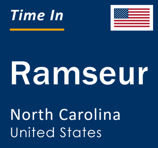 Current local time in Ramseur, North Carolina, United States