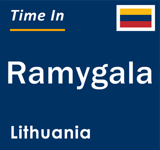 Current local time in Ramygala, Lithuania