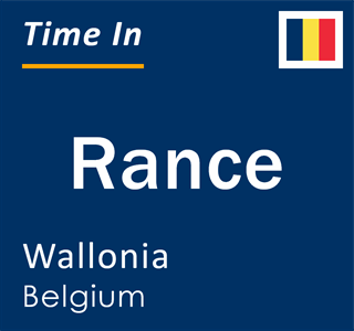 Current local time in Rance, Wallonia, Belgium