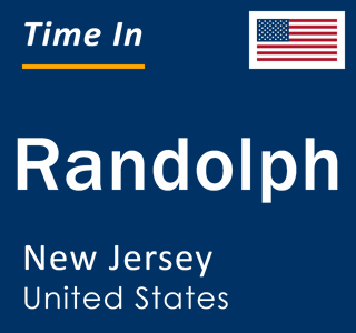 Current local time in Randolph, New Jersey, United States