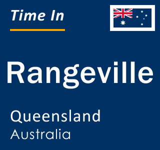 Current local time in Rangeville, Queensland, Australia