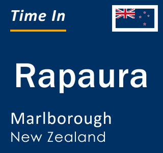 Current local time in Rapaura, Marlborough, New Zealand
