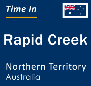 Current time in Rapid Creek, Northern Territory, Australia