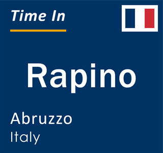 Current local time in Rapino, Abruzzo, Italy