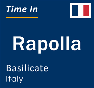 Current local time in Rapolla, Basilicate, Italy