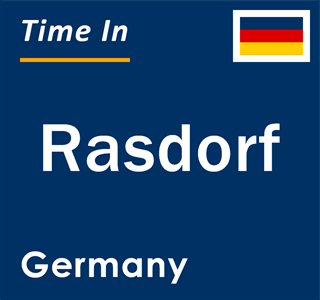 Current local time in Rasdorf, Germany