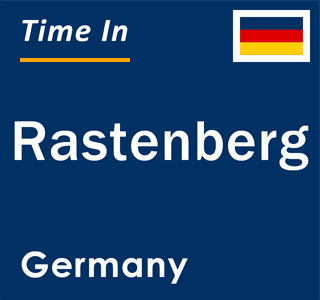 Current local time in Rastenberg, Germany