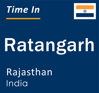 Current local time in Ratangarh, Rajasthan, India