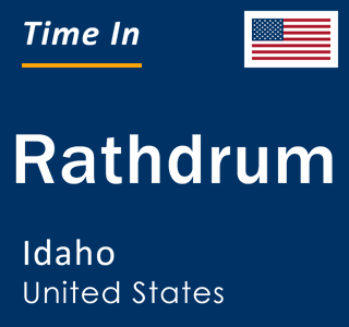 Current local time in Rathdrum, Idaho, United States