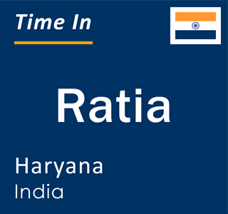 Current local time in Ratia, Haryana, India
