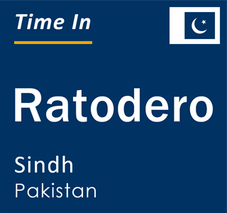 Current local time in Ratodero, Sindh, Pakistan