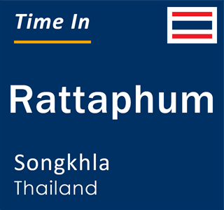 Current time in Rattaphum, Songkhla, Thailand