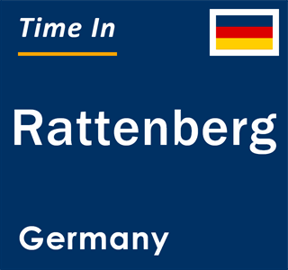 Current local time in Rattenberg, Germany