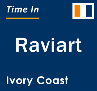 Current local time in Raviart, Ivory Coast