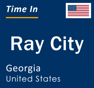 Current local time in Ray City, Georgia, United States