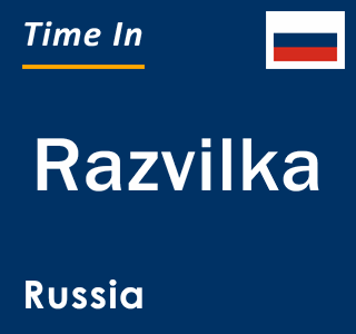 Current local time in Razvilka, Russia