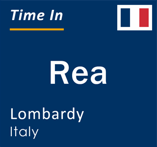 Current local time in Rea, Lombardy, Italy