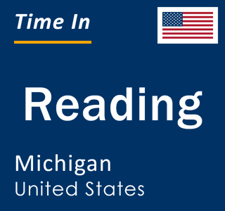 Current local time in Reading, Michigan, United States