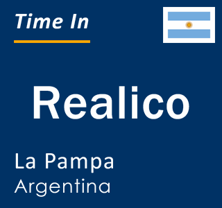 Current local time in Realico, La Pampa, Argentina
