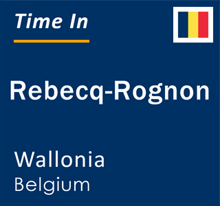 Current local time in Rebecq-Rognon, Wallonia, Belgium