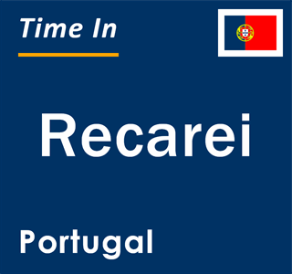 Current local time in Recarei, Portugal