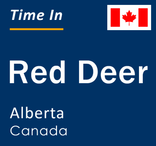 Current local time in Red Deer, Alberta, Canada