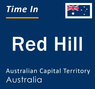 Current local time in Red Hill, Australian Capital Territory, Australia